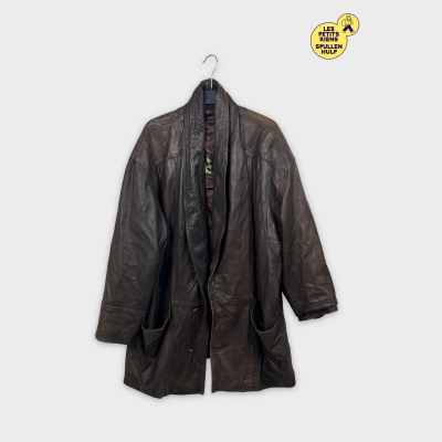 Veste cuir marron Alfredo XL 🧥