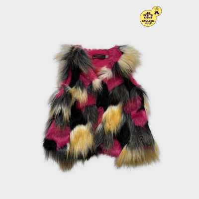 Col fausse fourrure multicolore Catimini 3 ans 🧣