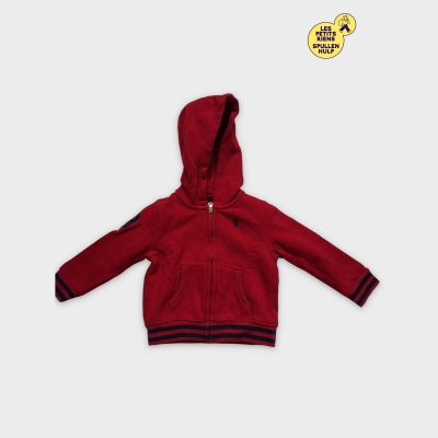 Ralph lauren sweat à capuche rouge 9M 🔴