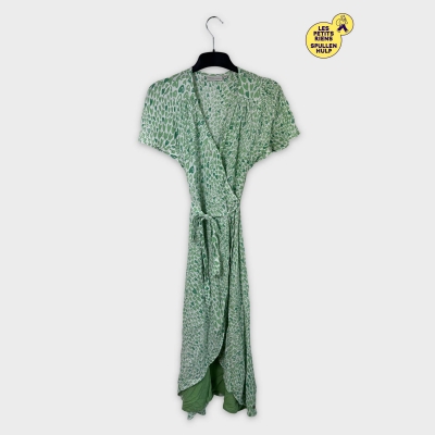 Robe verte à motifs cœurs Fabienne chapot XS 💚