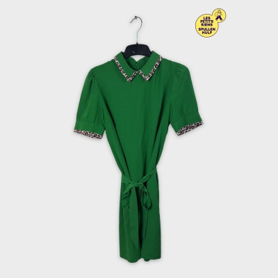 Robe verte Essentiel antwerp 💚 Léopard ceinture S