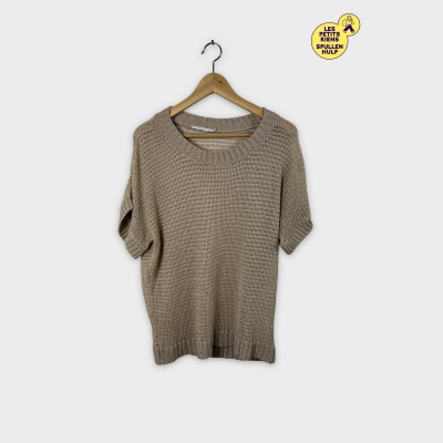 Pull beige maille ajourée XL Lola & Liza