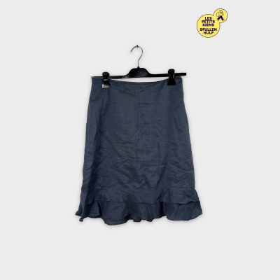 Jupe lin bleu volants H&m M 💙