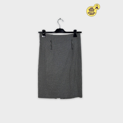 Jupe droite à carreaux Morgan de Toi L 🖤🤍