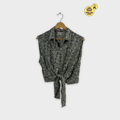 Chemisier 👚 Dawn clothing à motifs verts et noirs XL 🌿