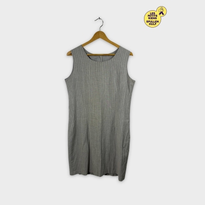 Robe Etam grise à rayures 👗 Taille 44 XXL