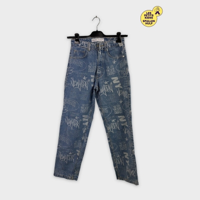 Jean 👖 Bershka imprimé New York XS