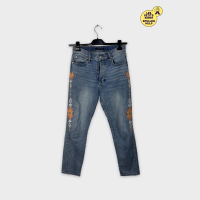 Jean Lucky brand 👖 motifs ethniques XS