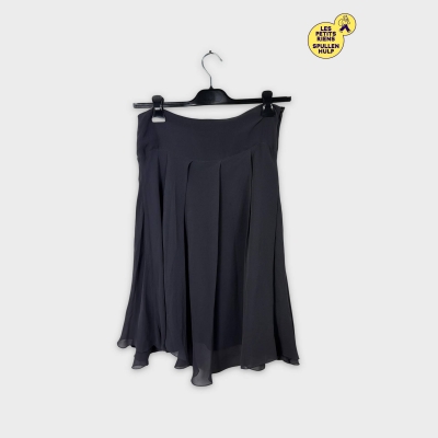 Jupe Phalaenopsis noire en soie fluide 🖤 M