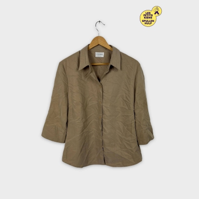 Chemise Canda beige manches longues XXL 👚