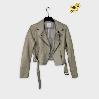 Veste simili cuir croco Copperose 🐊 Beige Taille M