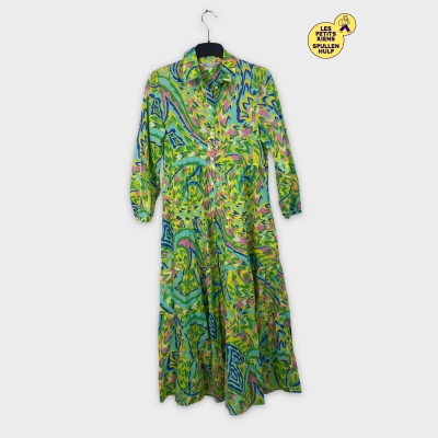 Robe chemise Zara imprimée multicolore XS