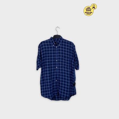 Chemise à carreaux bleu marine et bleu clair Red & Blu Collection L 👔