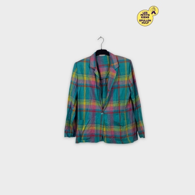 Blazer léger à carreaux Free look Autre S 🌈