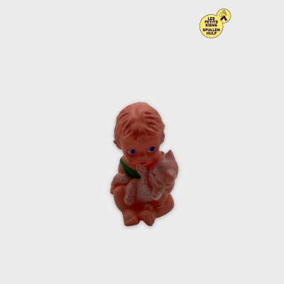 Poupée vintage avec chat 🧸 - Taille unique