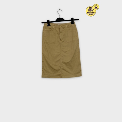 Jupe courte crayon beige Ropé picnic S 💛