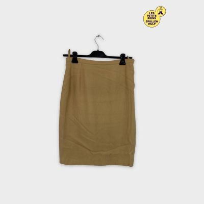Jupe courte crayon Apostrophe beige XXL 44 