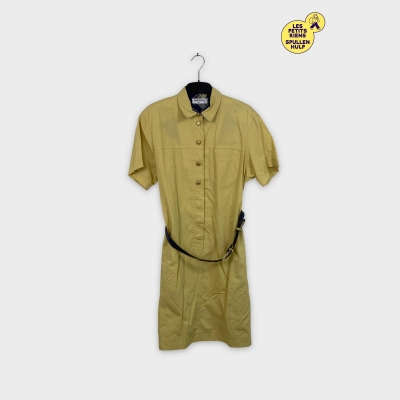 Robe chemise jaune Markwald avec ceinture 💛 M