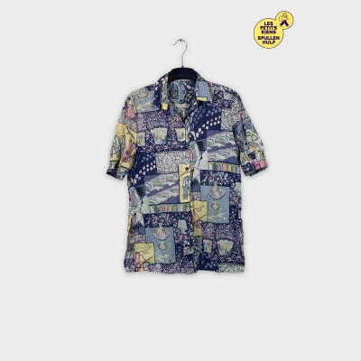 Chemise manches courtes La storia à motifs 🎨 M