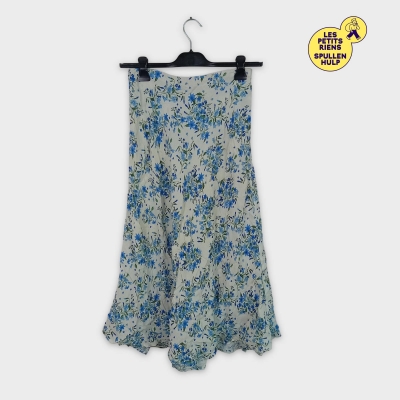 Jupe Mng imprimée fleurs bleues M 🌸