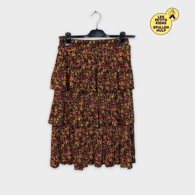 Jupe courte fleurie Cache cache M 38 🌸