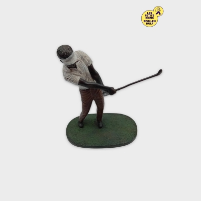 Statuette Golfeur Vintage en Résine - Décoration Sportive