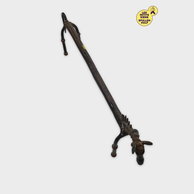 Porte-serviettes métal noir  - Décoration salle de bain