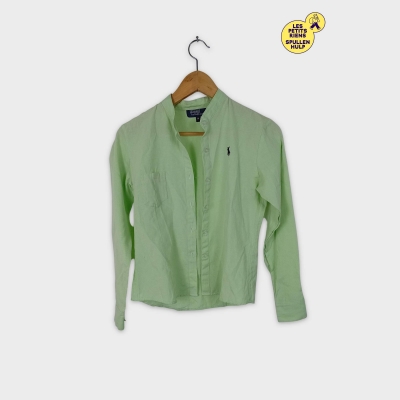Chemise verte Polo Ralph Lauren manches longues M