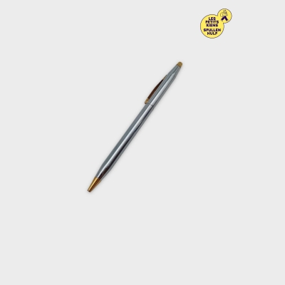 Stylo Cross argenté et doré élégant