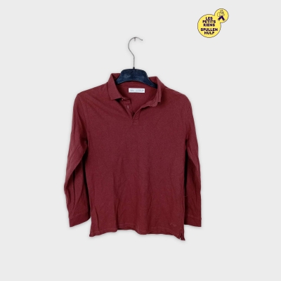 Zara Polo manches longues bordeaux enfant 12 ans / 152 cm