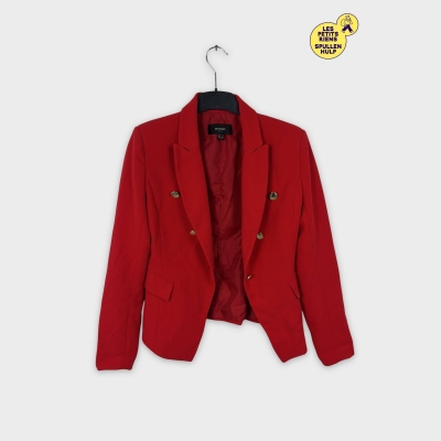 Blazer rouge croisé Mango Suit S 💛