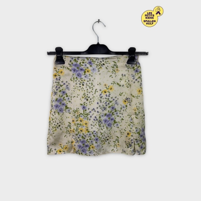 Jupe courte fleurie Pimkie XS 34 💛