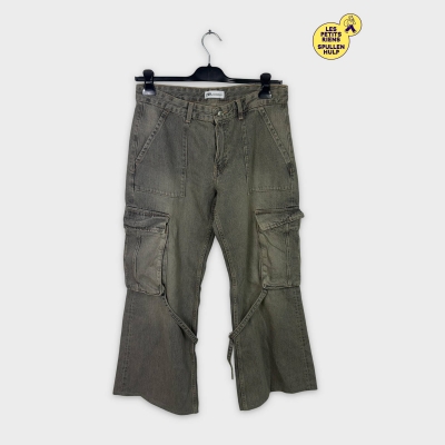 Pantalon cargo délavé Zara S femme