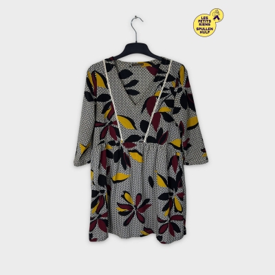 Robe Mazarin à motifs floraux M 💛