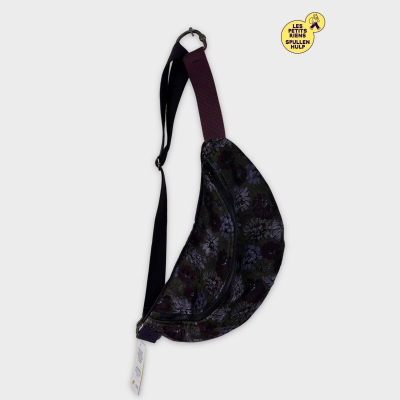 Sac banane Label jaune à motifs floraux 🌼