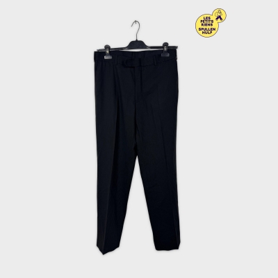 Pantalon costume rayé noir Barutti L