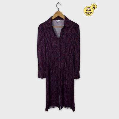 Robe Chemise Tommy hilfiger motifs monogramme bleu marine XS 💛