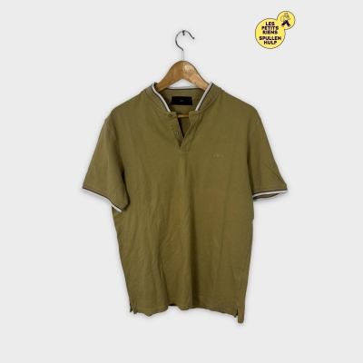 Polo kaki Liu jo L avec logo brodé