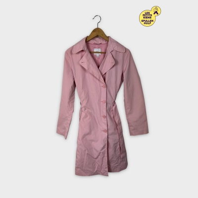 Mng manteau ceinturé rose M 💛