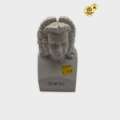 Buste décoratif en céramique représentant Bach 🎵