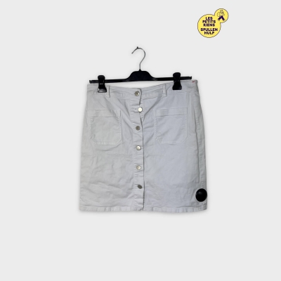 Jupe Caroll blanche en coton XXL / 44 💛