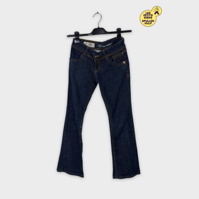 Jean évasé bleu T&F Denim Rules 34 💛