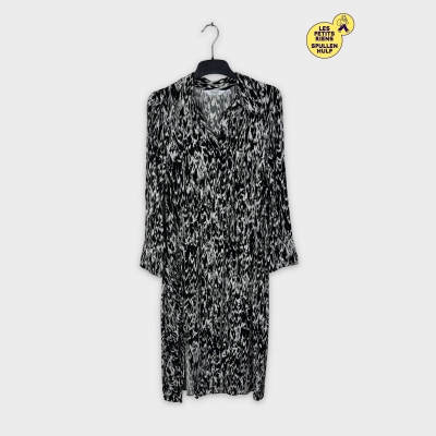 Robe imprimée Noir et Blanc M & Other Stories