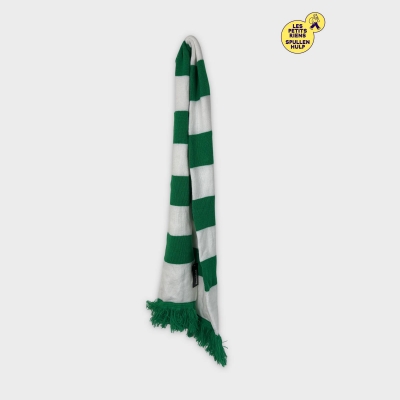 Écharpe Rayures Vertes et Blanches Taille unique Beechfield
