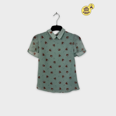 Chemisier Icode imprimé fleuri et Love XS 💛