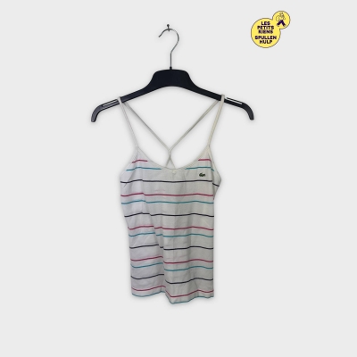 Débardeur Lacoste rayé multicolore S 💛