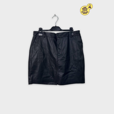 Jupe similicuir noire Kiabi XXL 44 courte tendance