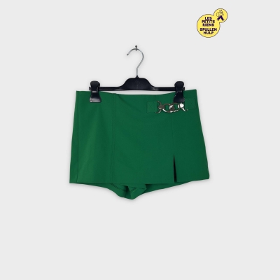 Jupe short verte Bershka avec chaîne S 💚