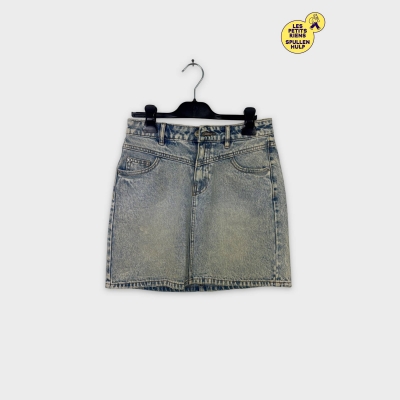 Jupe en jean délavé bleu Pimkie XS 34 💛
