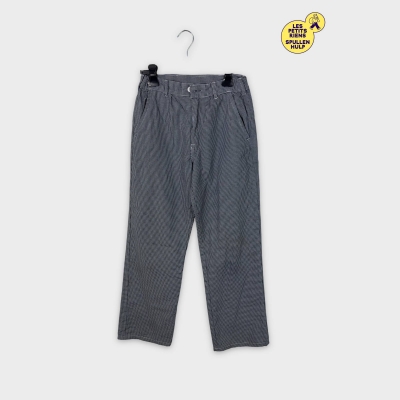 Pantalon pied-de-poule Bleu sarrau M